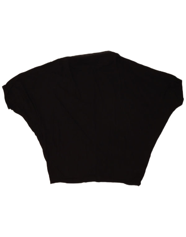 Cos Γυναικεία Μπλούζα Oversized Top UK 14 Medium Black Viscose