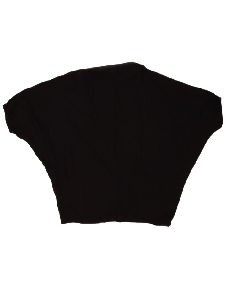 Cos Γυναικεία Μπλούζα Oversized Top UK 14 Medium Black Viscose