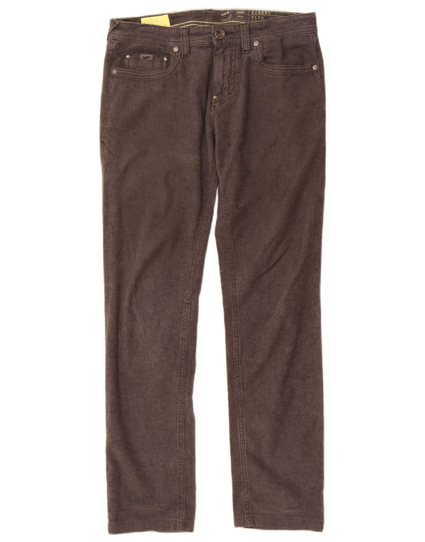 Ανδρικό Ανδρικό Παντελόνι Gas Slim Casual W29 L29 Γκρι βαμβακερό ρίγες