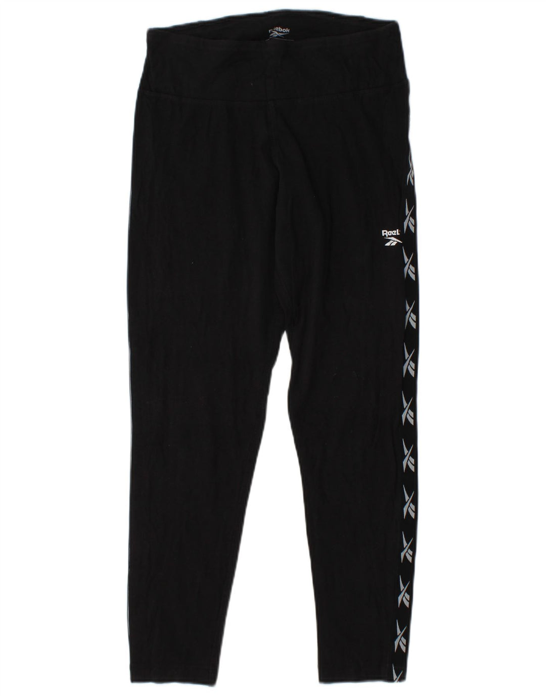REEBOK Γυναικείο Γραφικό Κολάν UK 12/14 Μεσαίο Μαύρο