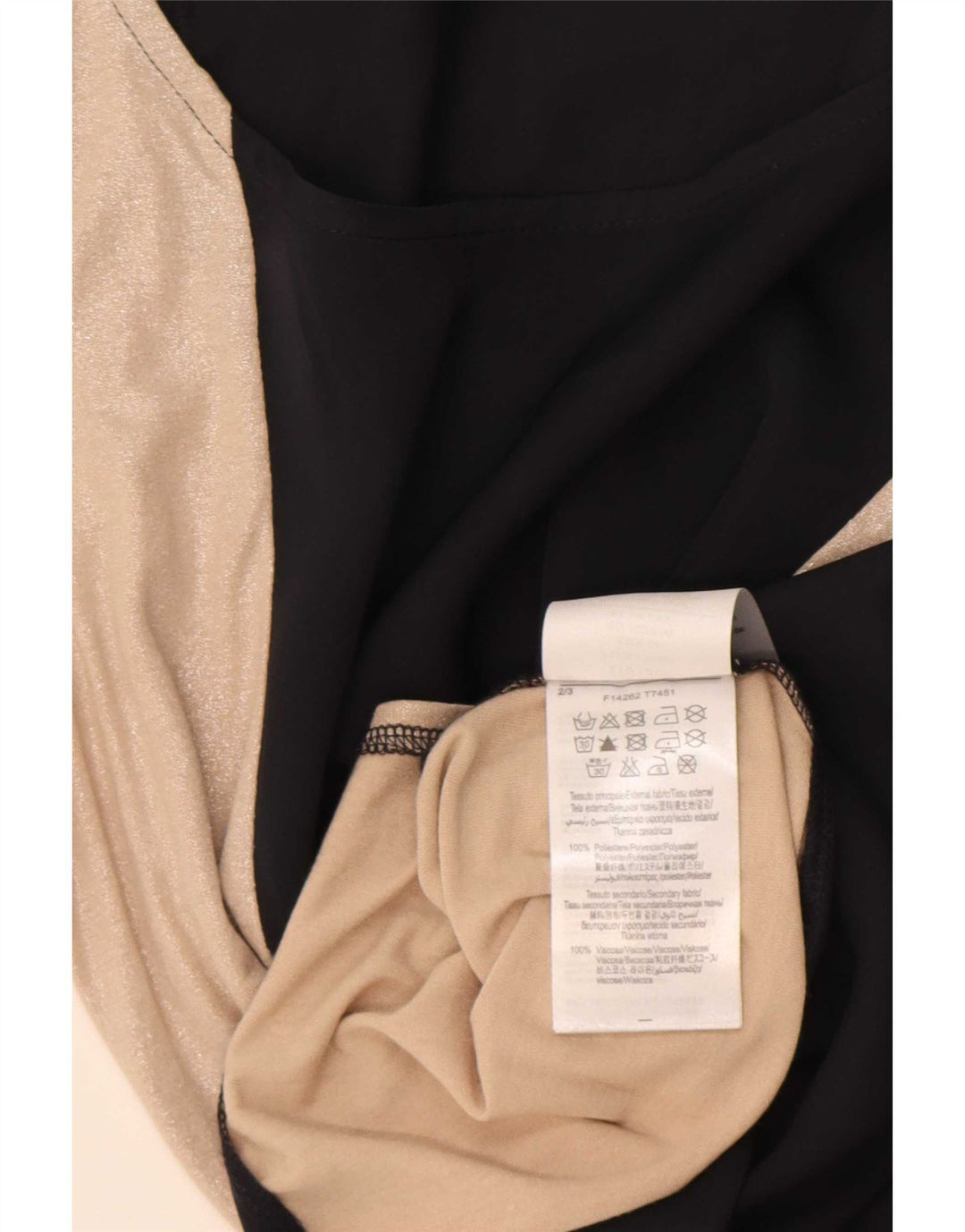 Liu Jo Γυναικείο Γιλέκο Top IT 40 Small Black Colourblock Πολυεστέρας