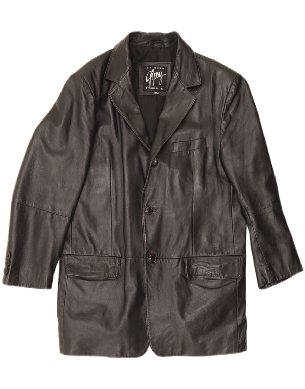 Gipsy by Mauritius Ανδρικό μπουφάν blazer 3 κουμπιών UK 42 XL Μαύρο