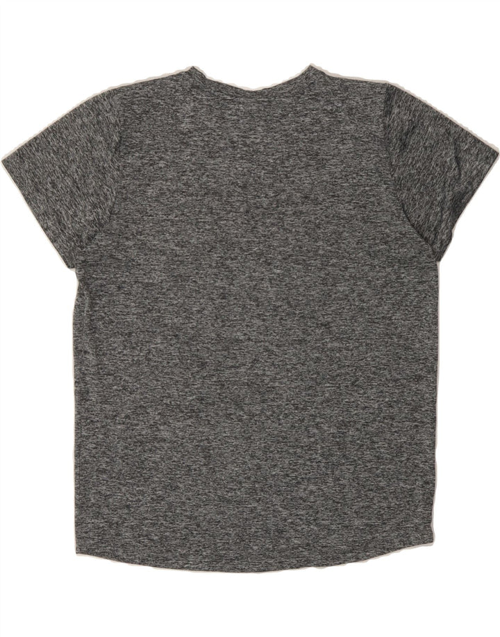 ELLESSE Boys Graphic T-Shirt Top 13-14 Years Grey Flecked Polyester Vintage Ellesse and Second-Hand Ellesse from Messina Hembry 