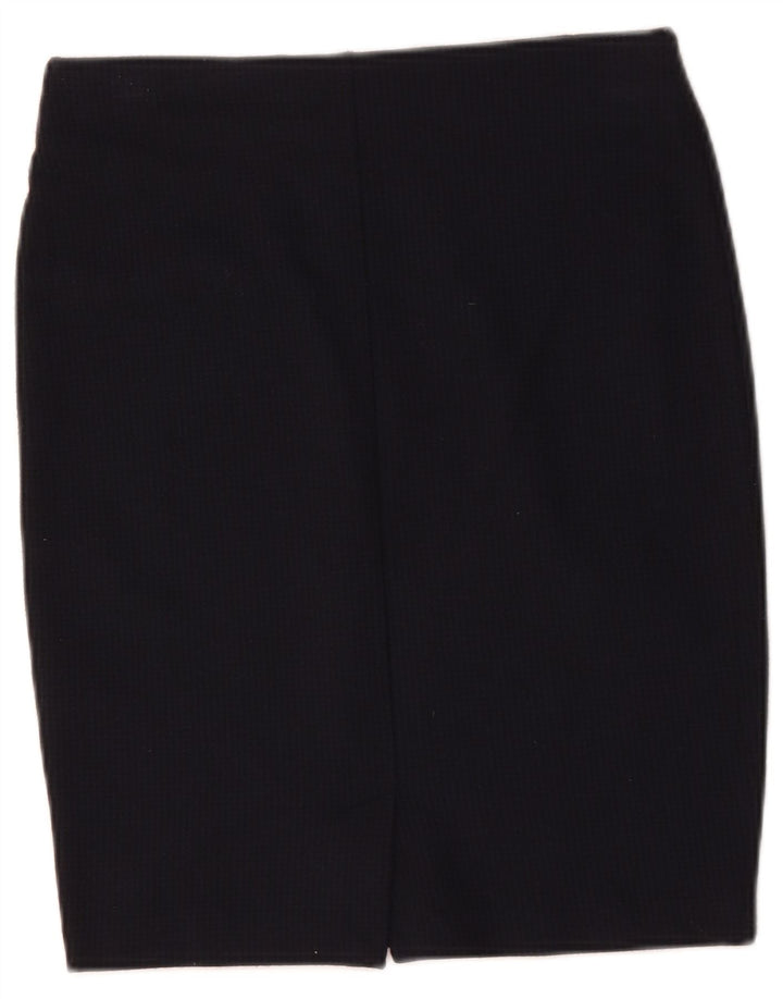 Esprit Γυναικεία Pencil Φούστα Small W27 Navy Blue Gingham Polyester