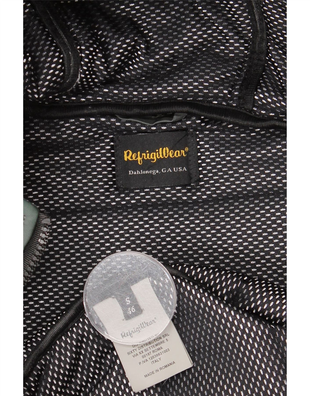 Refrigiwear Ανδρικό μπουφάν με κουκούλα IT 46 Small Green Polyamide