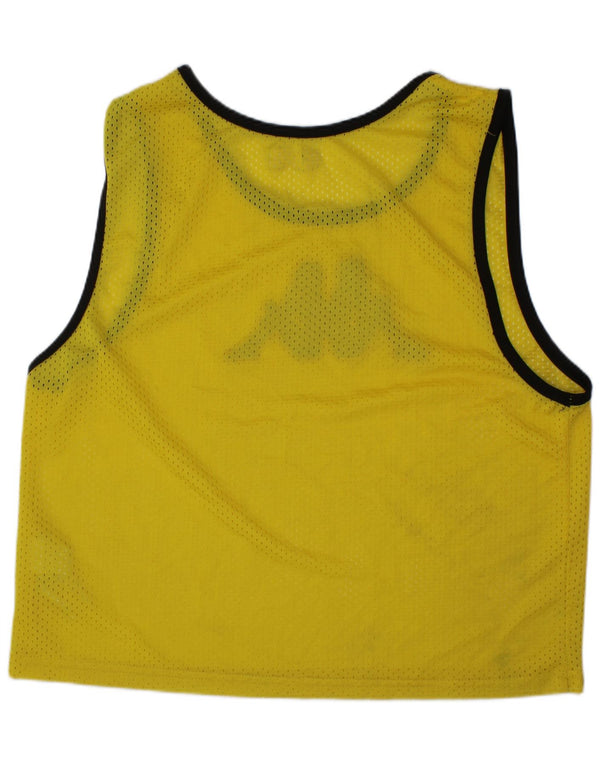 KAPPA Boys Graphic Vest Top 7-8 Years Yellow Polyester