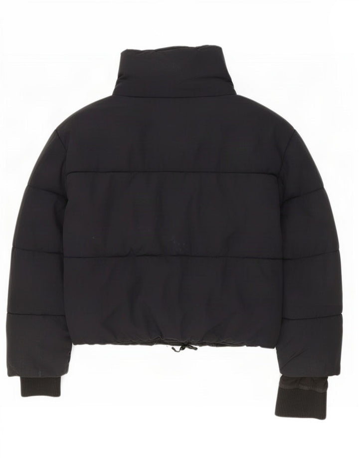 Zara Γυναικείο μπουφάν με επένδυση UK 10 Small Black Polyester