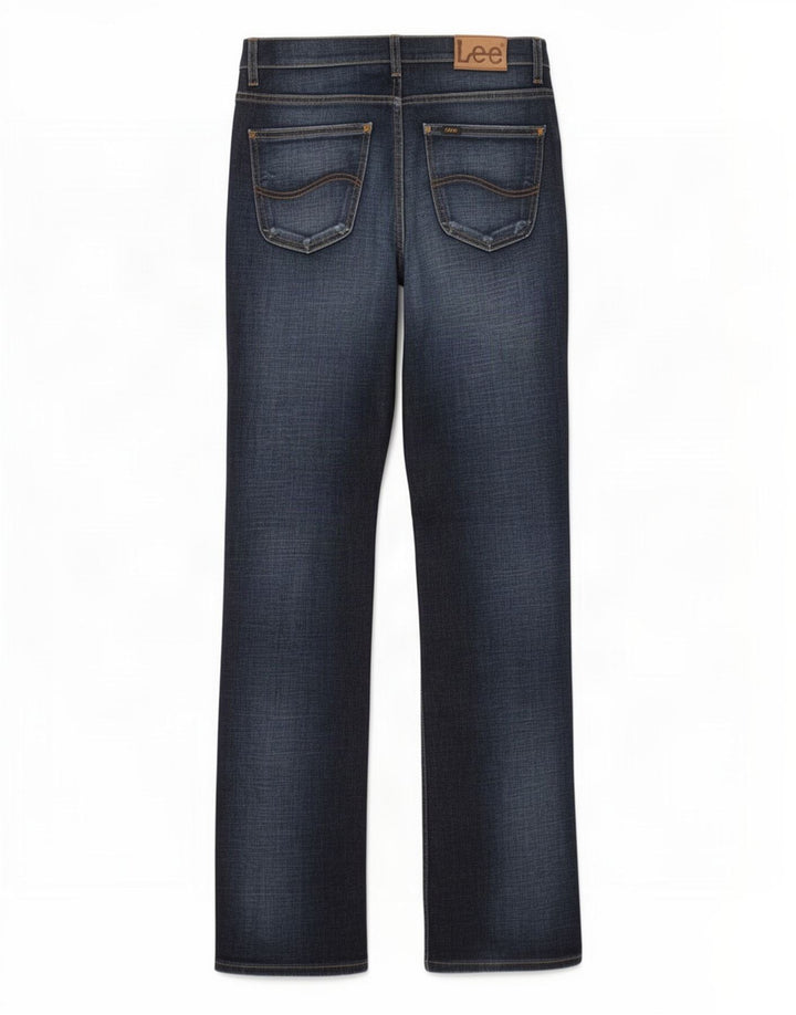 Lee Mens REED Bootcut Jeans W33 L36 Blue Cotton