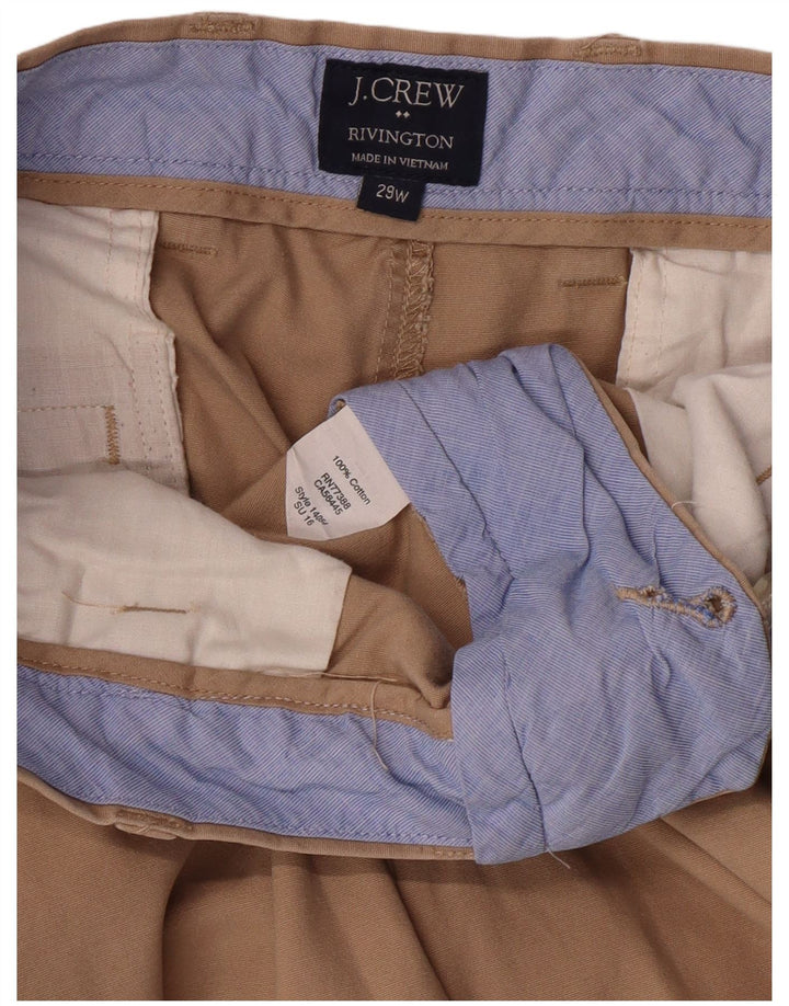 J. Crew Ανδρικό σορτς Chino Rivington W29 Μικρό μπεζ βαμβακερό