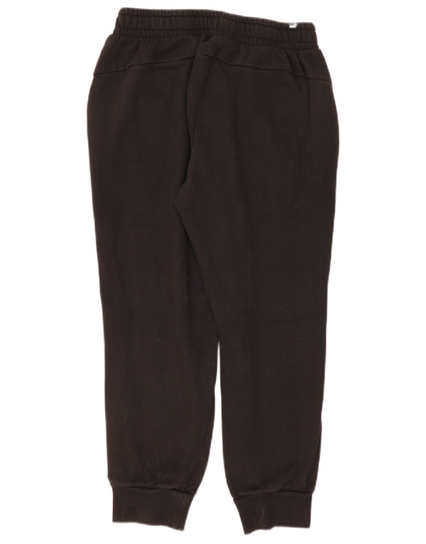 Γυναικεία αθλητική φόρμα Puma Παντελόνι Joggers UK 12 μεσαίο μαύρο βαμβακερό