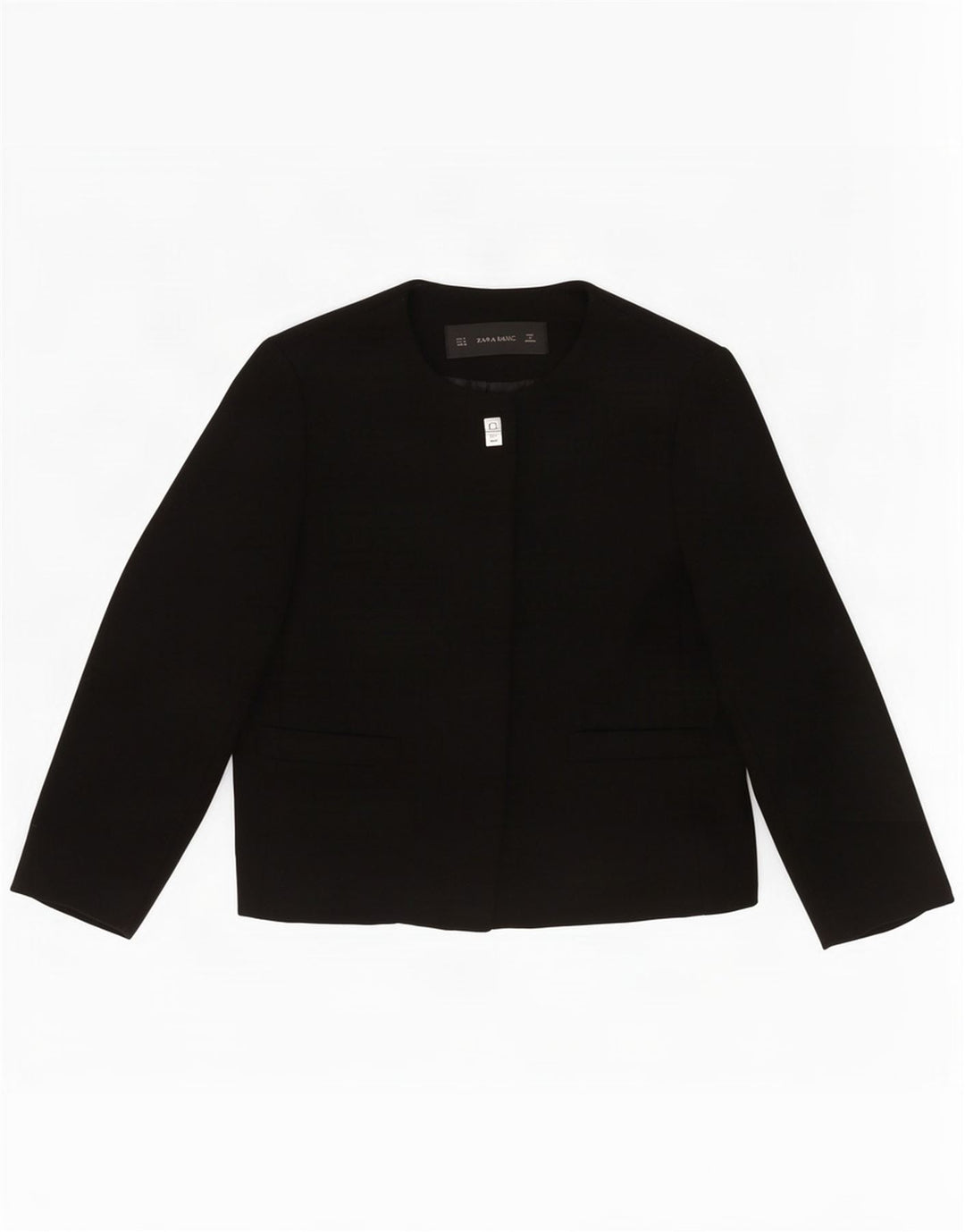 Zara Γυναικείο σακάκι 1 κουμπιού Blazer UK 12 Medium Black