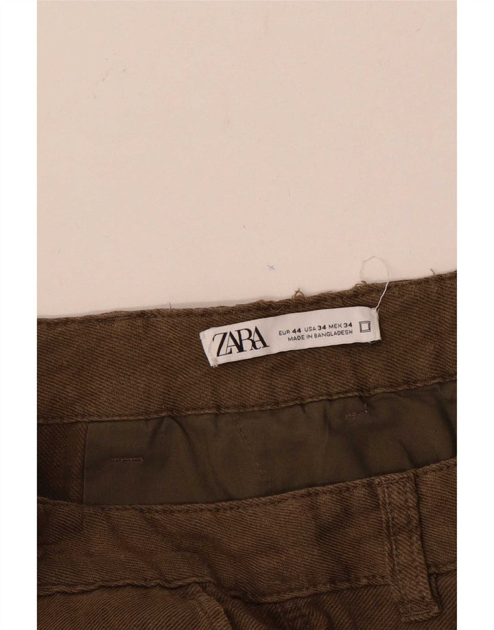 Zara Ανδρικό σορτς Cargo EU 44 Large W34 Καφέ