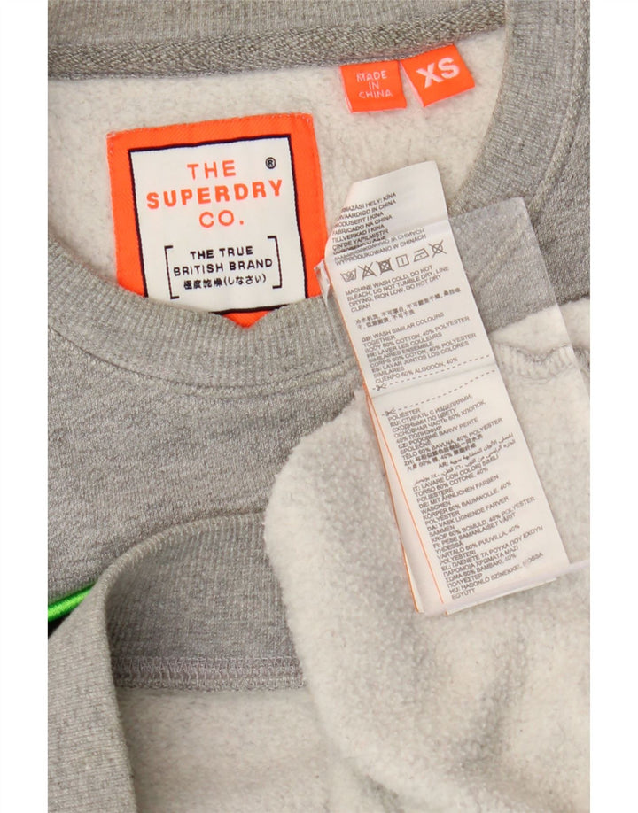 Ανδρικό γραφικό φούτερ SUPERDRY Loose Fit Jumper XS Γκρι βαμβακερό