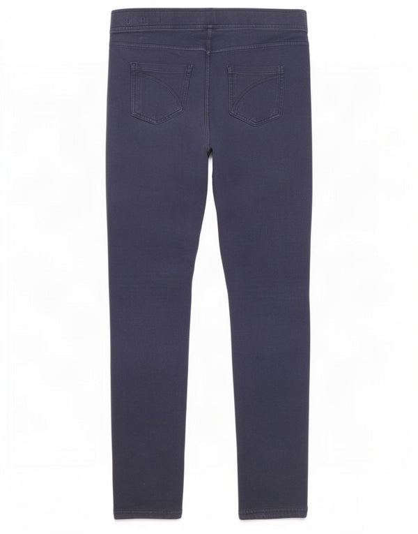 Benetton Womens Slim Casual Trousers W28 L28 Navy Blue
