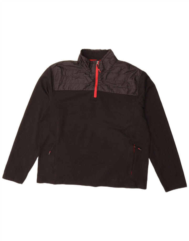 Ανδρικό φούτερ με φερμουάρ Eddie Bauer Jumper XL Μαύρο Πολυεστέρας