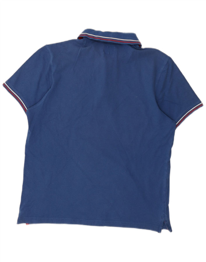 Champion Mens Heritage Fit Polo Shirt XL Blue