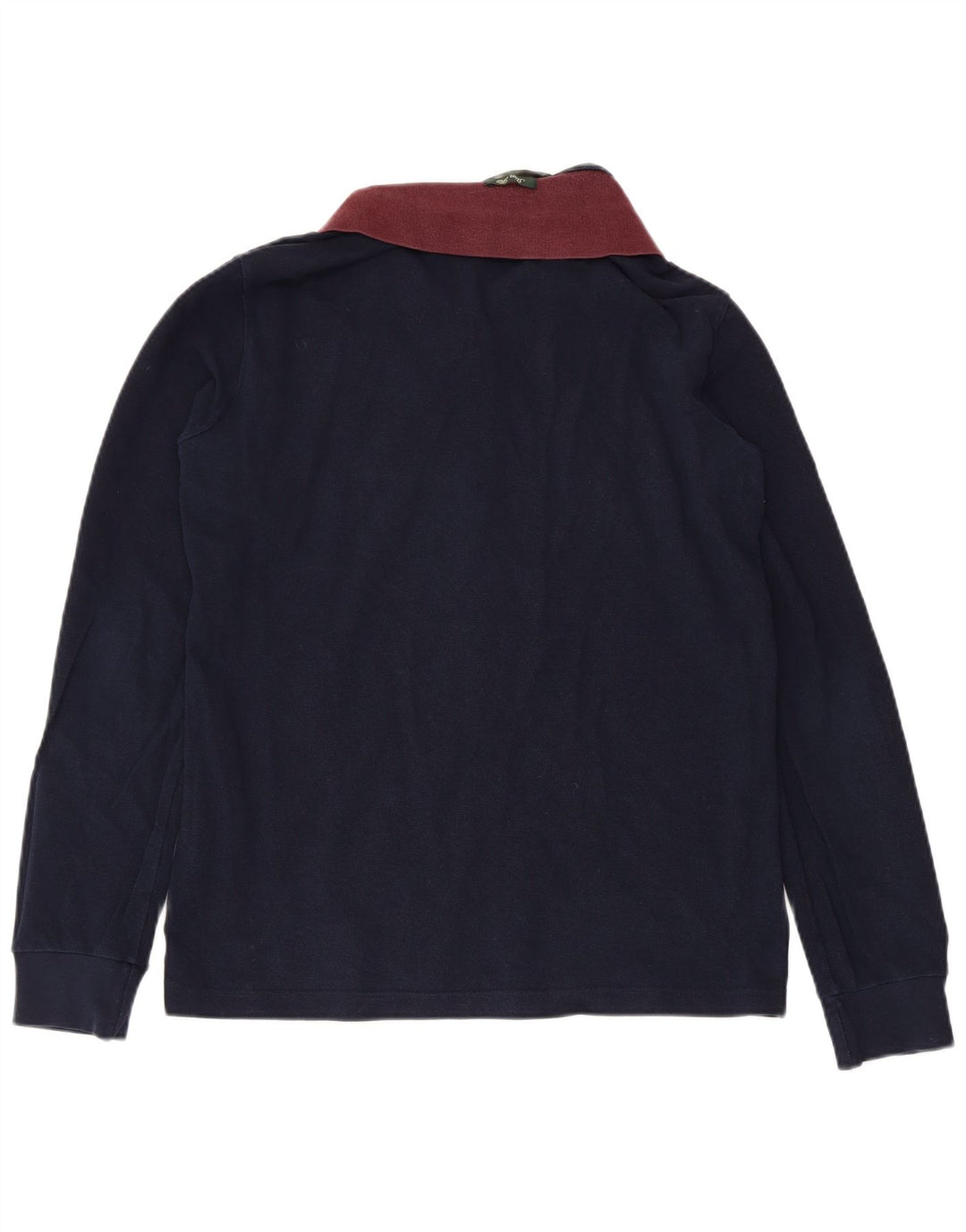 Fred Perry Ανδρικό μακρυμάνικο μπλουζάκι πόλο με λεπτή εφαρμογή, βαμβακερό μπλε ναυτικό