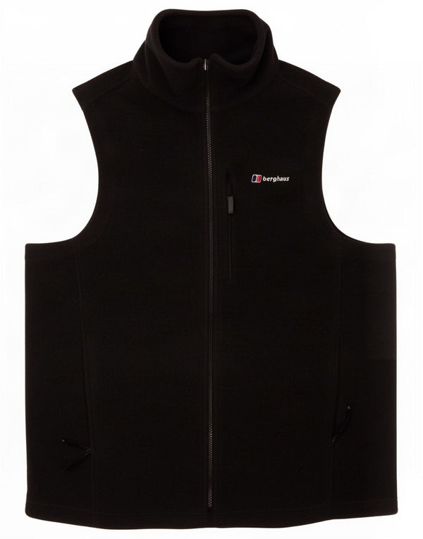 Berghaus Mens Fleece Gilet UK 40 Large Black Polyester