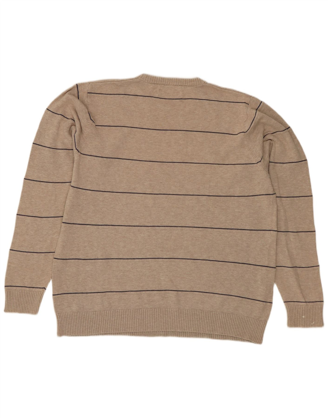 Ανδρικό πουλόβερ Marks & Spencer Blue Harbor Crew Neck Jumper Medium Beige