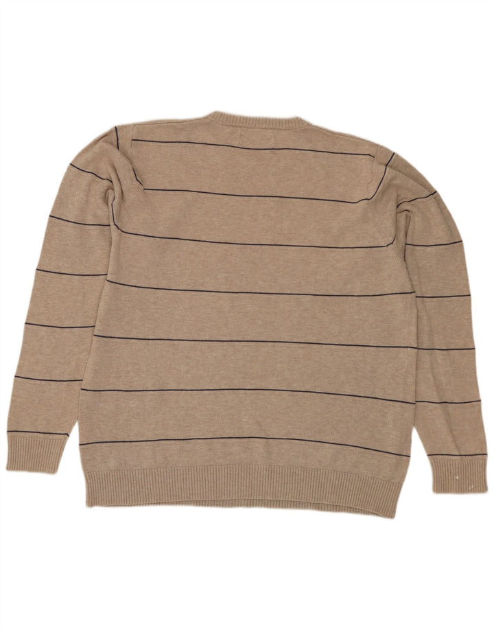 Ανδρικό πουλόβερ Marks & Spencer Blue Harbor Crew Neck Jumper Medium Beige