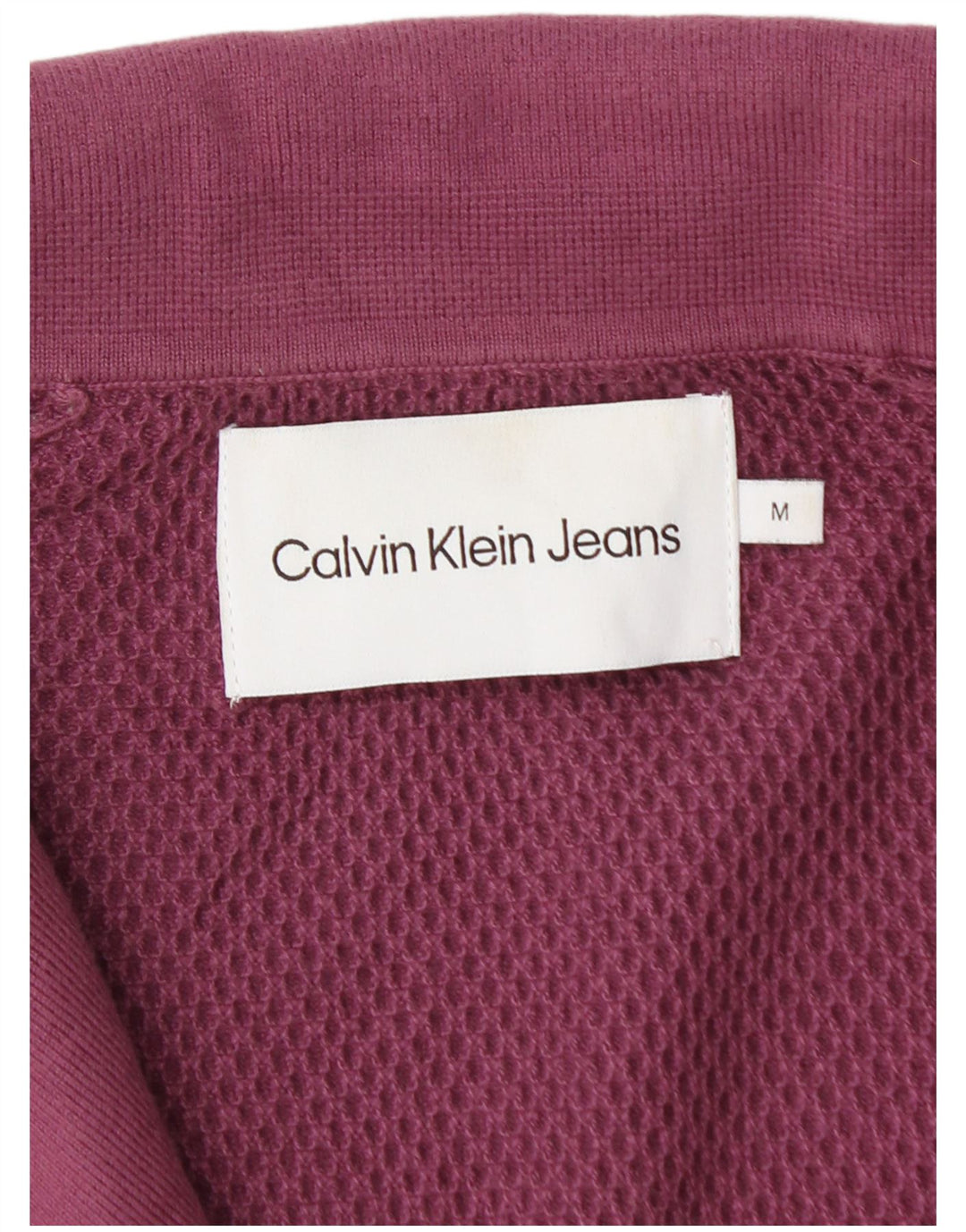 Ανδρικό πουκάμισο πόλο τζιν Calvin Klein, μεσαίο βαμβακερό