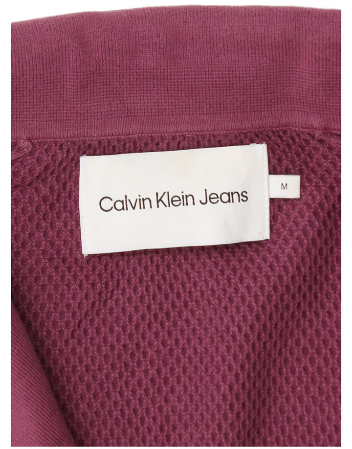 Ανδρικό πουκάμισο πόλο τζιν Calvin Klein, μεσαίο βαμβακερό