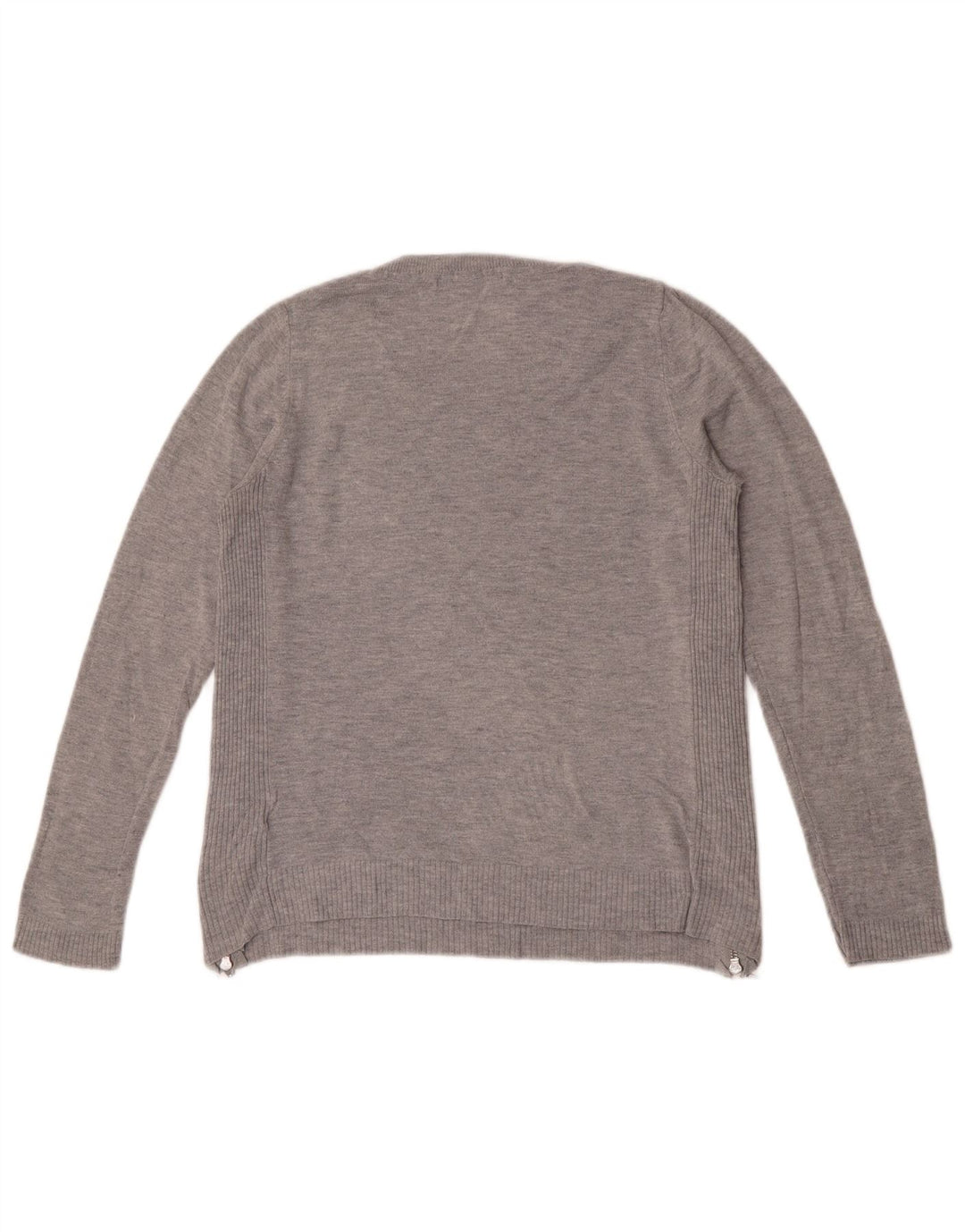 Marks & Spencer Γυναικείο πουλόβερ με λαιμό σκάφος UK 8 Small Grey Flecked