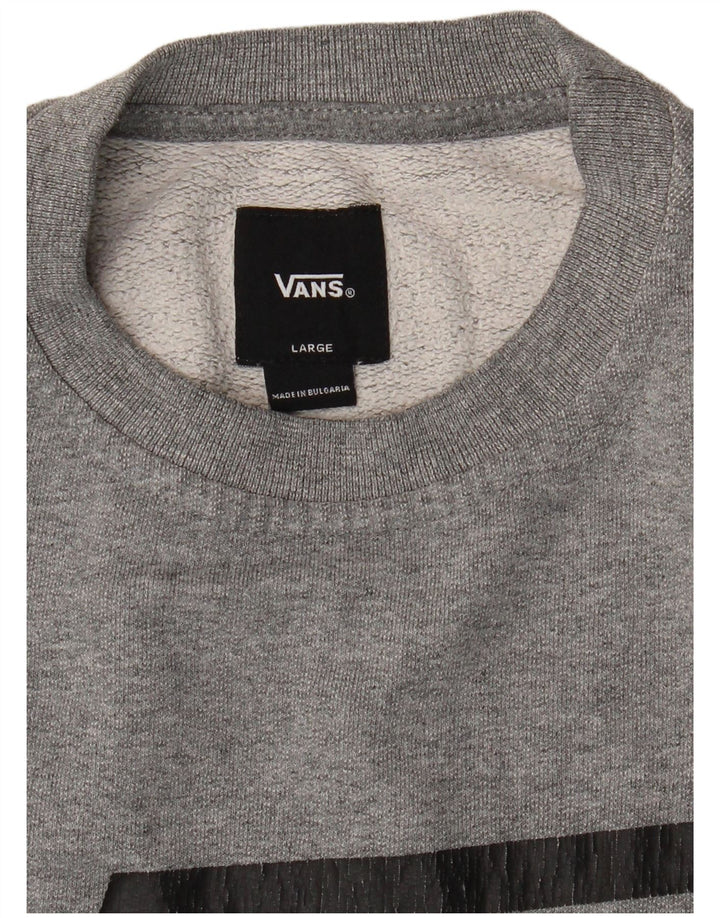 Γυναικεία γραφική φούτερ VANS Jumper UK 14 Large Grey