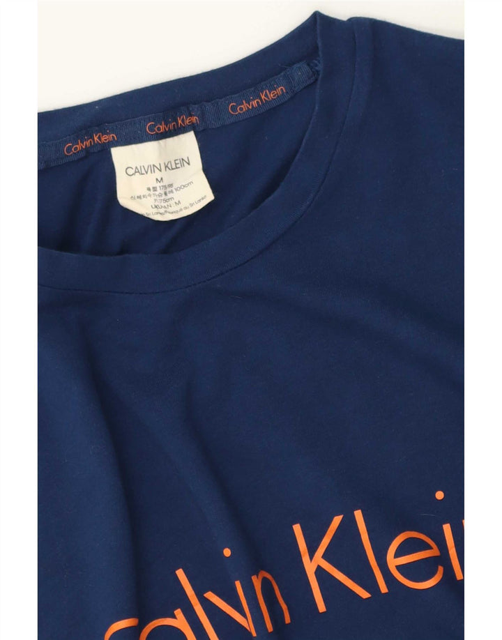 Ανδρικό γραφικό μπλουζάκι Calvin Klein Top Medium Blue
