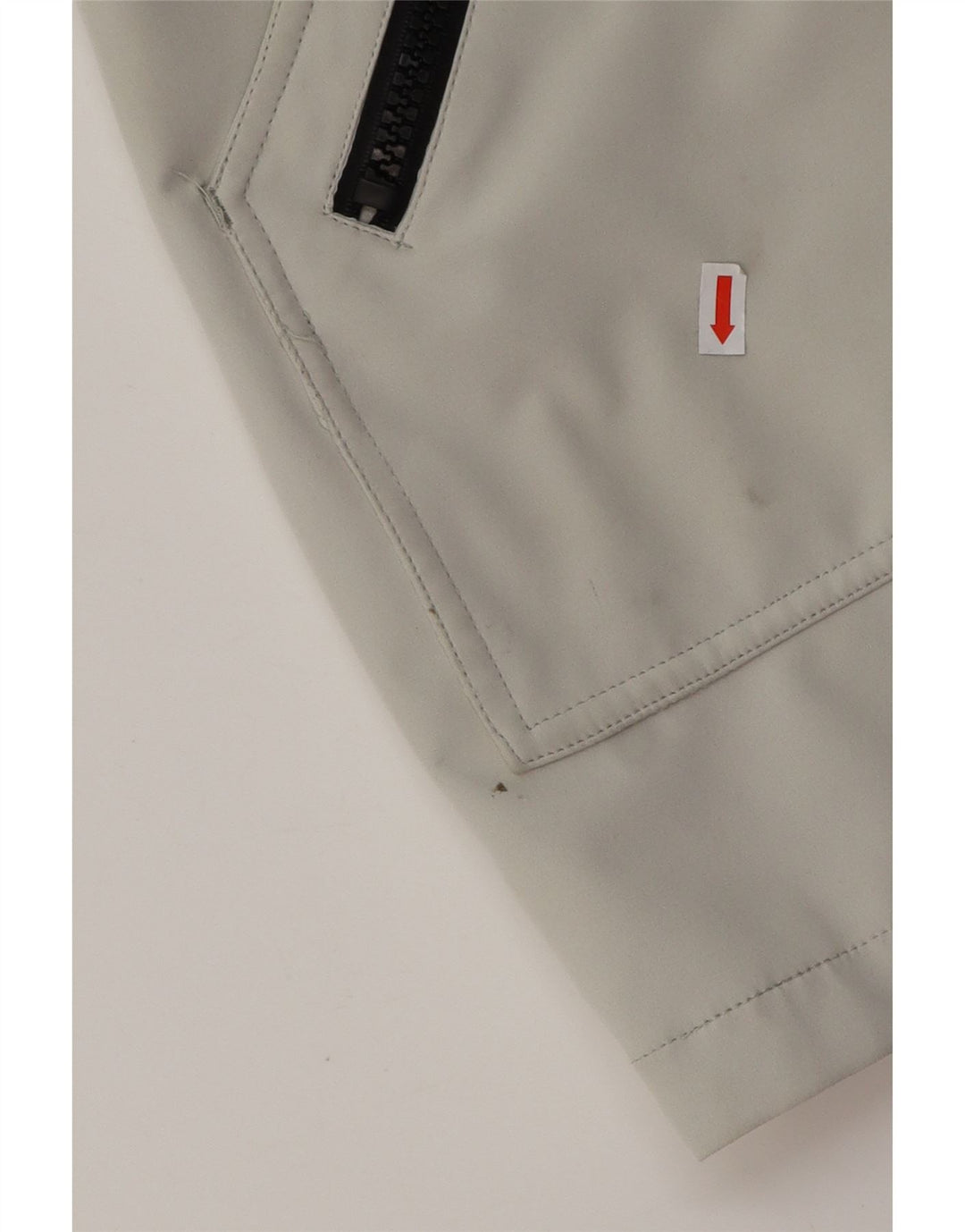 CALVIN KLEIN Γυναικείο παλτό με κουκούλα αντιανεμικό UK 16 μεγάλο γκρι πολυεστέρας