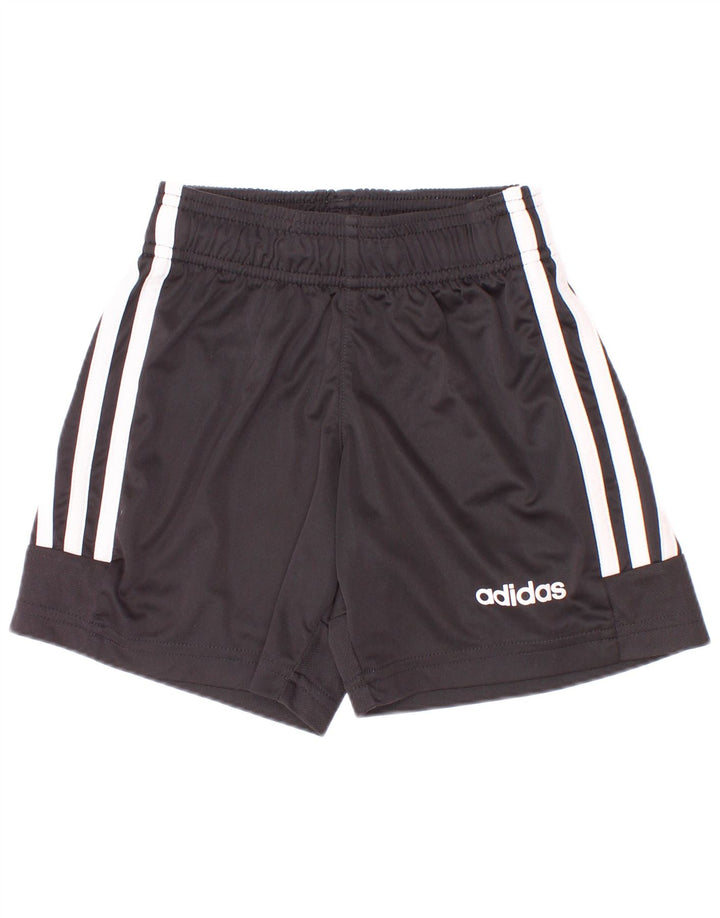 Adidas Boys Sport σορτς 5-6 ετών μαύρο πολυεστέρα