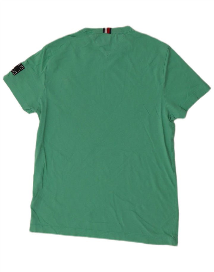 Ανδρικό T-Shirt Tommy Hilfiger Top Μικρό πράσινο βαμβακερό