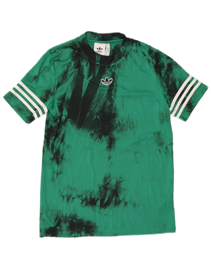 Ανδρικό T-Shirt Adidas Top XS Green Tie Dye Polyester
