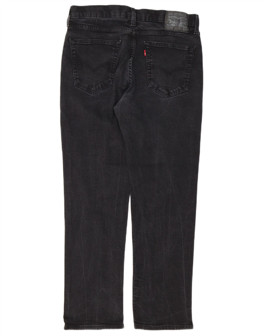 Levi's Mens 541 Tapered Jeans W34 L32 Μαύρο βαμβακερό