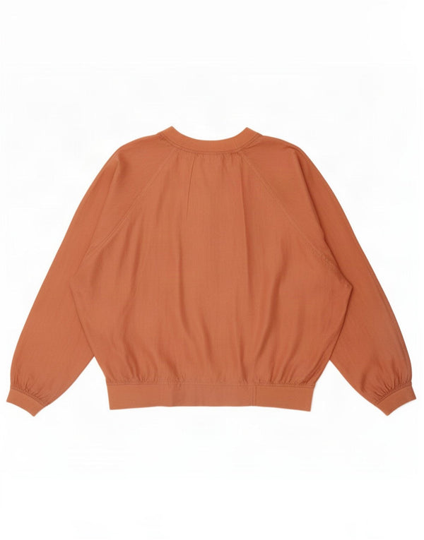 Vintage γυναικείο υπερμεγέθη τοπ μακρυμάνικο IT 44 Medium Orange