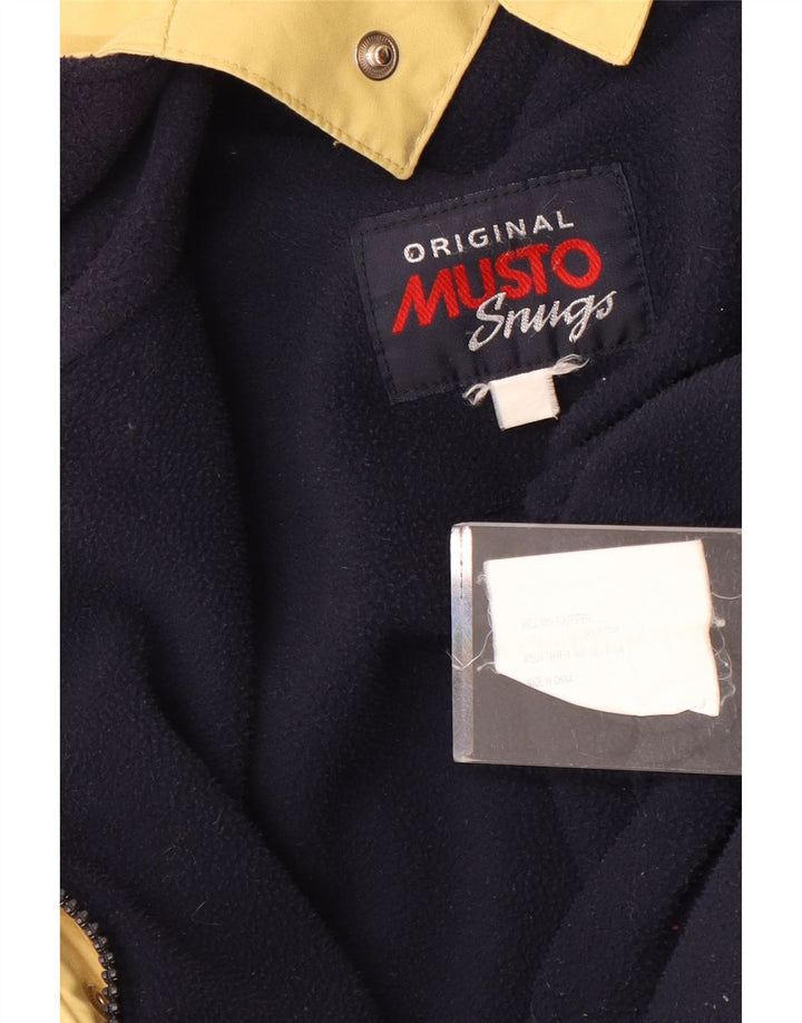 Musto Ανδρικό μπουφάν Parka με κουκούλα UK 40 Large Yellow Polyester