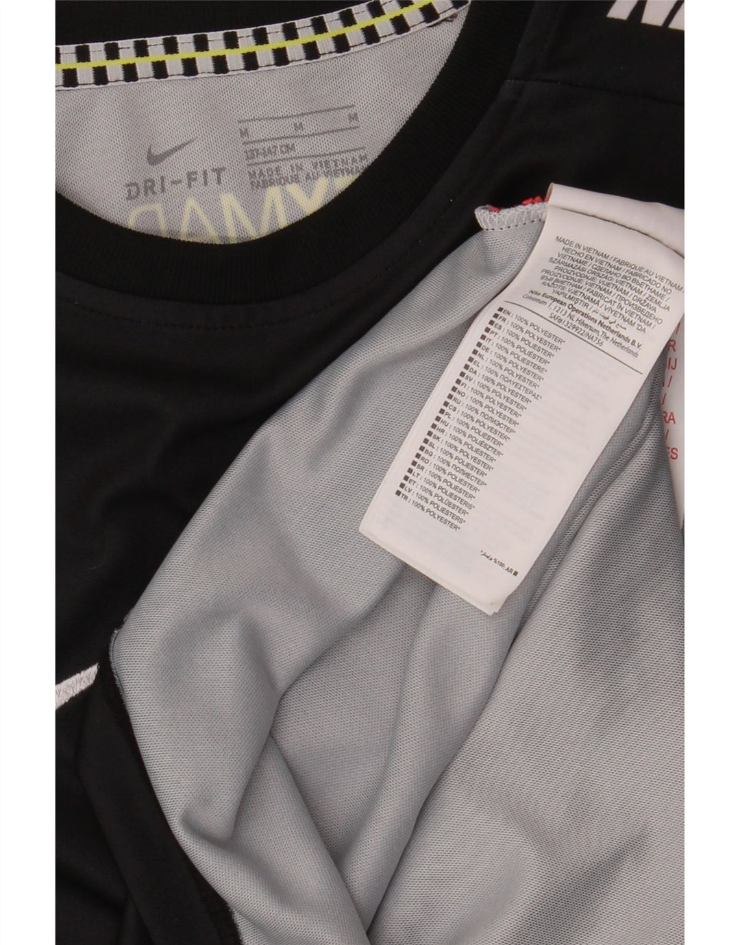 Μπλουζάκι NIKE Boys Mercurial Graphic T-shirt 10-11 ετών μεσαίου μαύρου πολυεστέρα