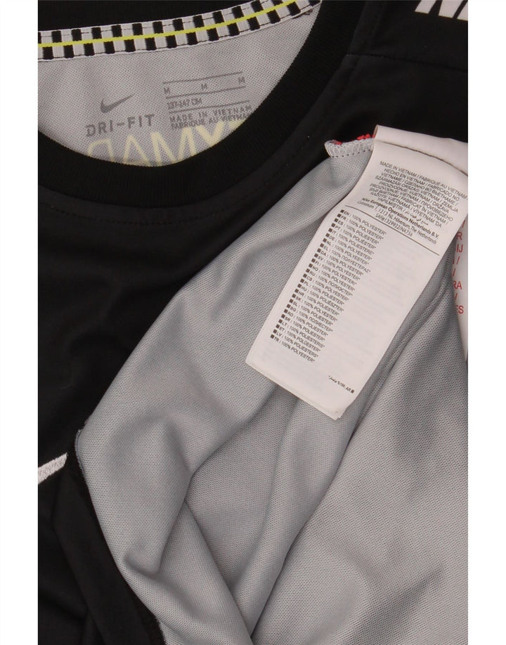 Μπλουζάκι NIKE Boys Mercurial Graphic T-shirt 10-11 ετών μεσαίου μαύρου πολυεστέρα