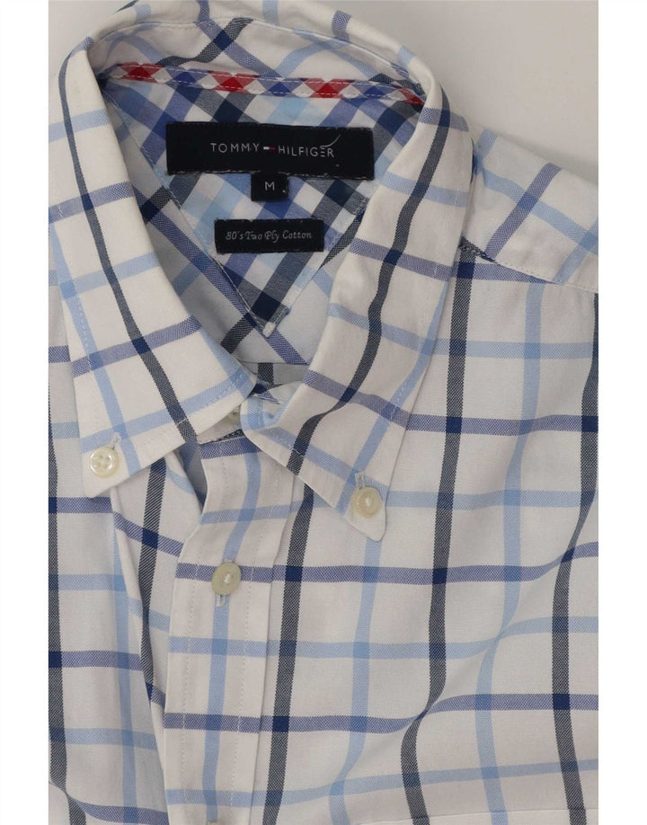 Ανδρικό κοντομάνικο πουκάμισο Tommy Hilfiger Λευκό μεσαίο βαμβακερό