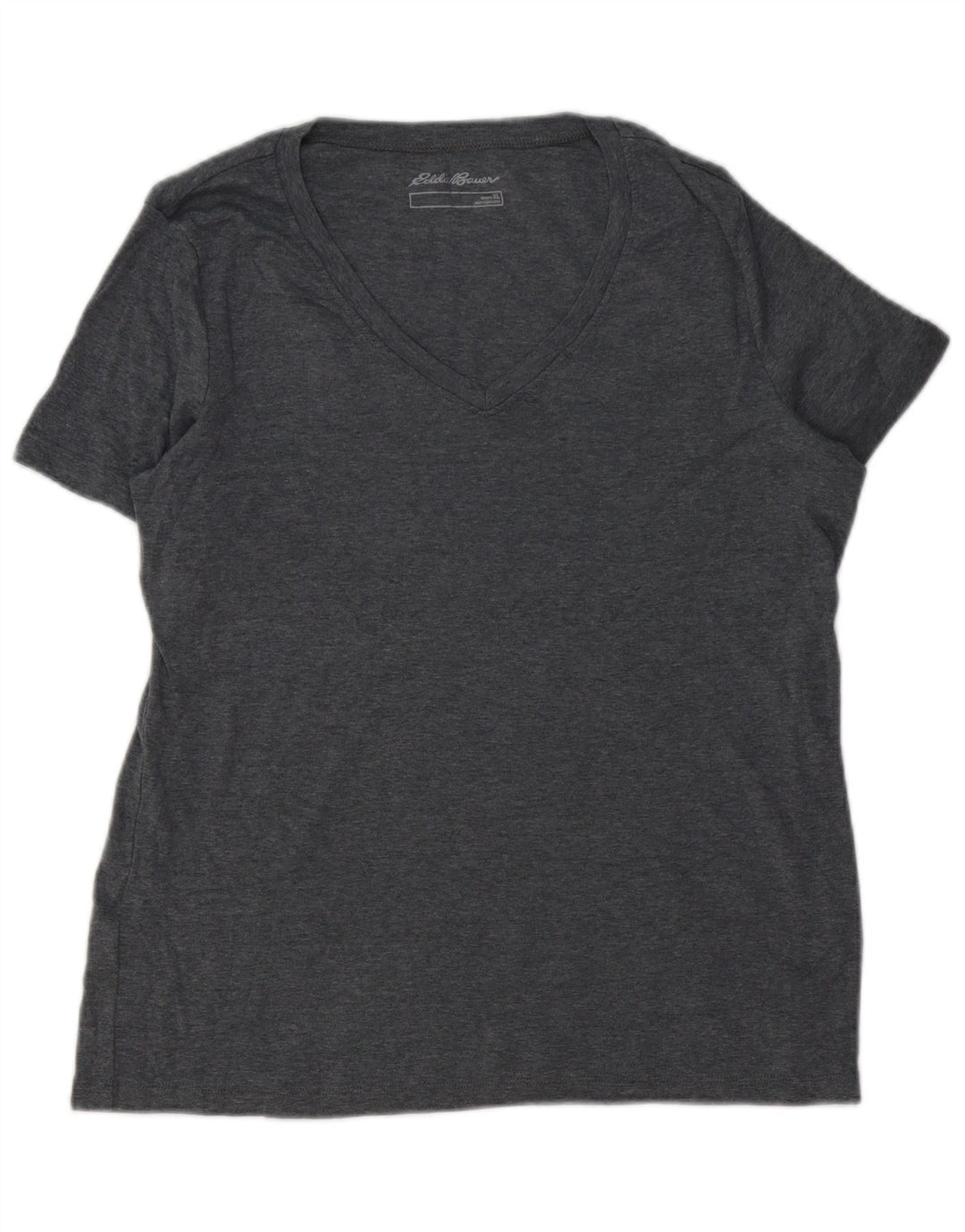 Eddie Bauer Γυναικείο T-Shirt Top UK 18 XL Γκρι βαμβακερό