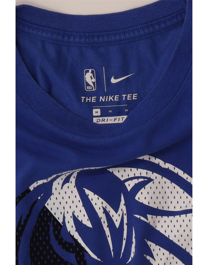 Ανδρικό μπλουζάκι NIKE Dallas Mavericks Graphic T-Shirt Top Medium Blue