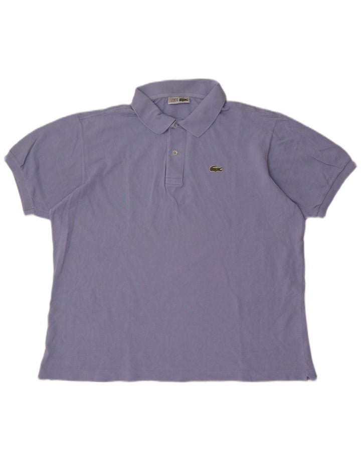 Ανδρικό πουκάμισο πόλο Lacoste, μέγεθος 6 XL, μπλε βαμβακερό