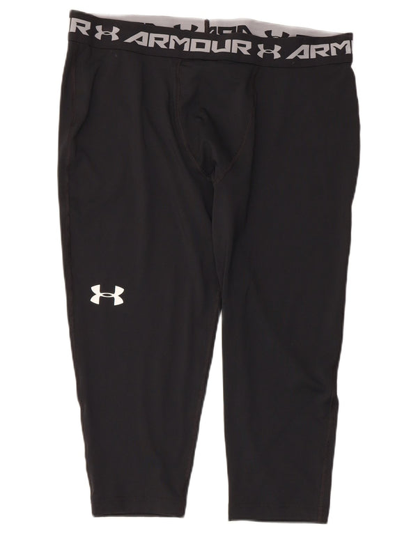 Under Armour Ανδρικό Γραφικό Κάπρι Κολάν 2XL Μαύρο Πολυεστέρα