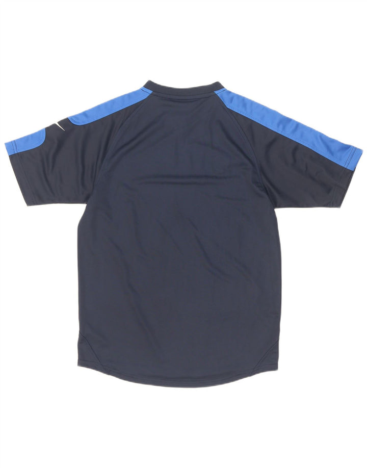 Μπλουζάκι Nike Boys Top 12-13 ετών Μεγάλο Navy Blue Colorblock Πολυεστέρας