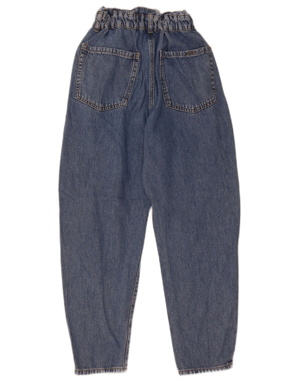 Zara Γυναικείο τζιν κωνικό ψηλόμεσο EU 34 2XS W24 L25 Μπλε βαμβακερό