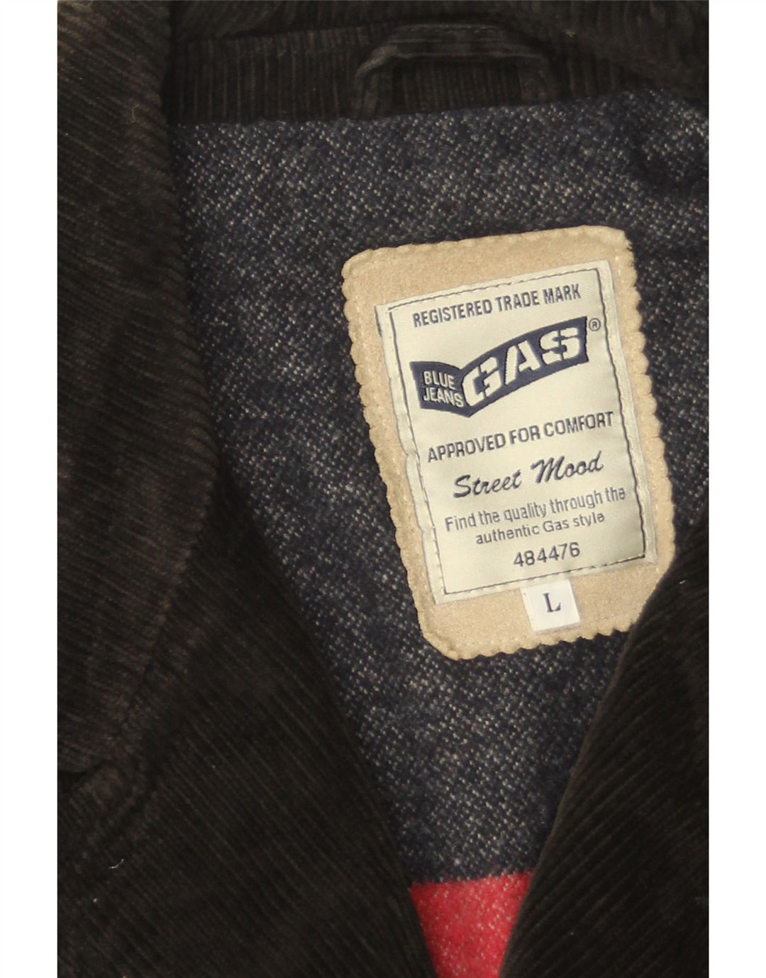 Ανδρικό τζάκετ Gas Corduroy UK 40 Large Brown