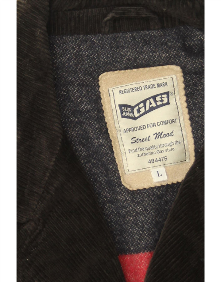 Ανδρικό τζάκετ Gas Corduroy UK 40 Large Brown