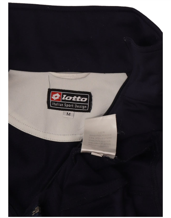 Ανδρική φόρμα γραφικών Lotto Top Jacket Medium Navy Blue Colourblock