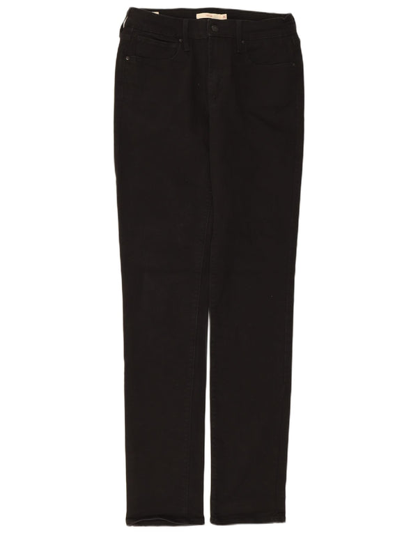 Levi's Womens 710 Slim Jeans W30 L34 Μαύρο βαμβακερό