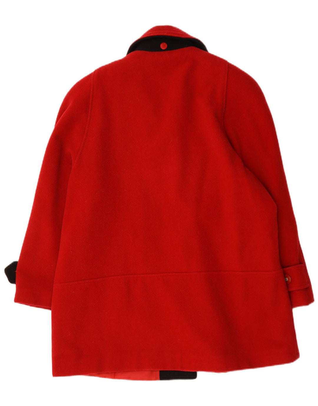 CLASSIC Γυναικείο Oversized Πανωφόρι UK 12 Μεσαίο κόκκινο μαλλί